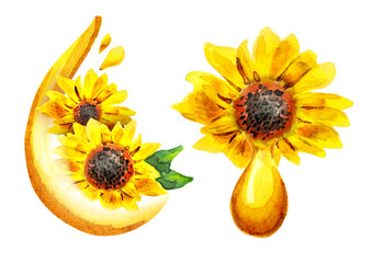 Sunflower oil set