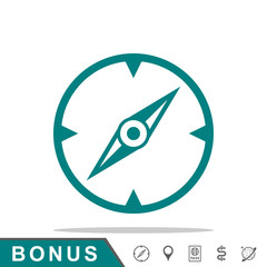 Fototapeta premium compass icon
