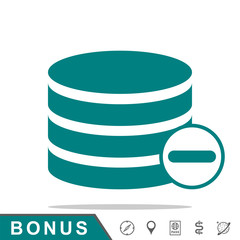 data hdd delete icon