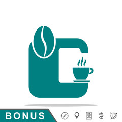 Obraz premium icon coffe machine