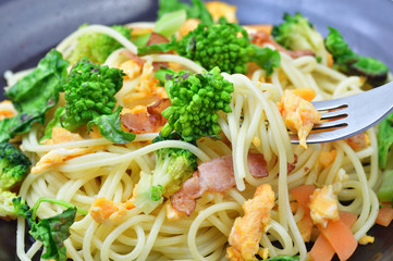 菜の花のパスタ