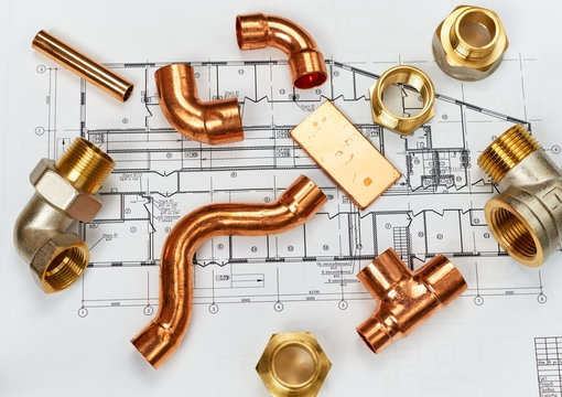 Engineering heating. Concept Heating. Project of heating for house.