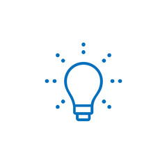 Bulb icon stock vector design
