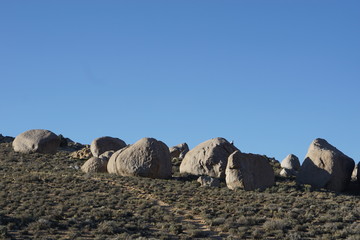 Fototapeta na wymiar california boulders