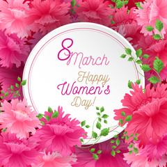 8 Match Women Day Greeting card