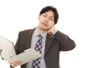 疲れたビジネスマン
