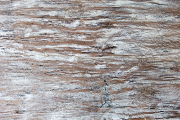 Background texture of old white painted wooden lining boards wall. Fence surface