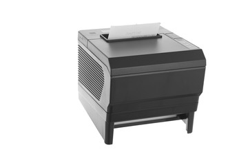 Fototapeta premium Black portable printer