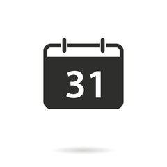 Planning calendar - vector icon.