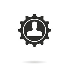 Management consulting - vector icon.