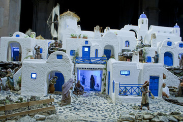 Santorini diorama