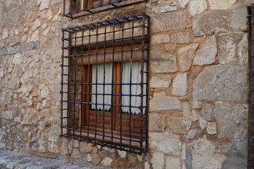 Fototapeta na wymiar Ventana de jorja, Cuenca