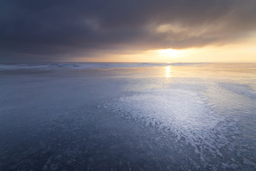 Obraz premium Bright winter landscape / bright winter photo beautiful warm day Ukraine