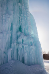 frozen waterfall