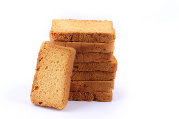 rusk with cardamom flavor, rusk on jute, rusk on cloth, rusk