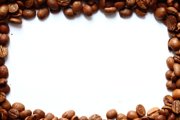 coffee beans isolated