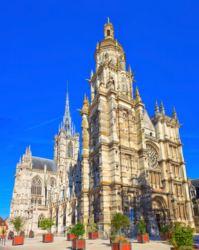 La cath&eacute;drale Notre-Dame d'&Eacute;vreux, Eure, Normandie