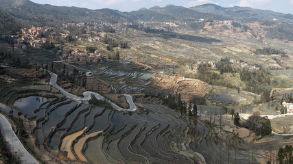 YuanYang rice terraces in Yunnan, China, one of the latest UNESCO World Heritage Sites