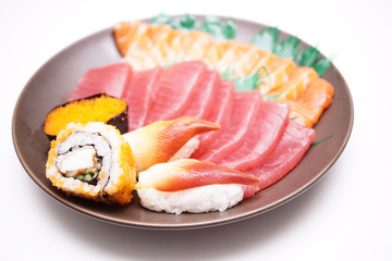 Japanese food Sushi and Sashimi