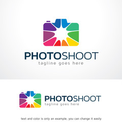 Photo Shoot Logo Template Design Vector