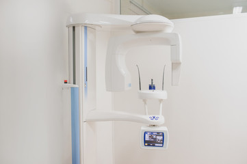 panoramic CT radiographe teeth x-ray in dental