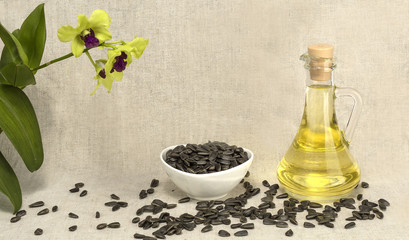 sunflower oil, sunflower seeds. 