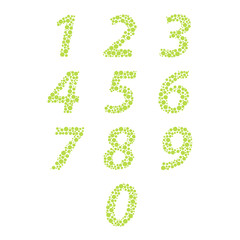 dots numbers vector