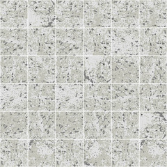 Naklejka premium Concrete square tile grey grunge texture seamless pattern, vector