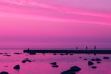 Purple Sunset at Visby