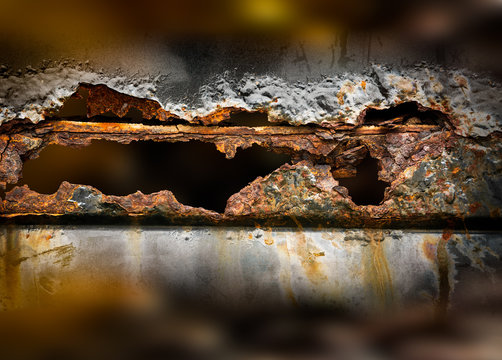 Metal heart stock image. Image of panel, corrosion, ironworks