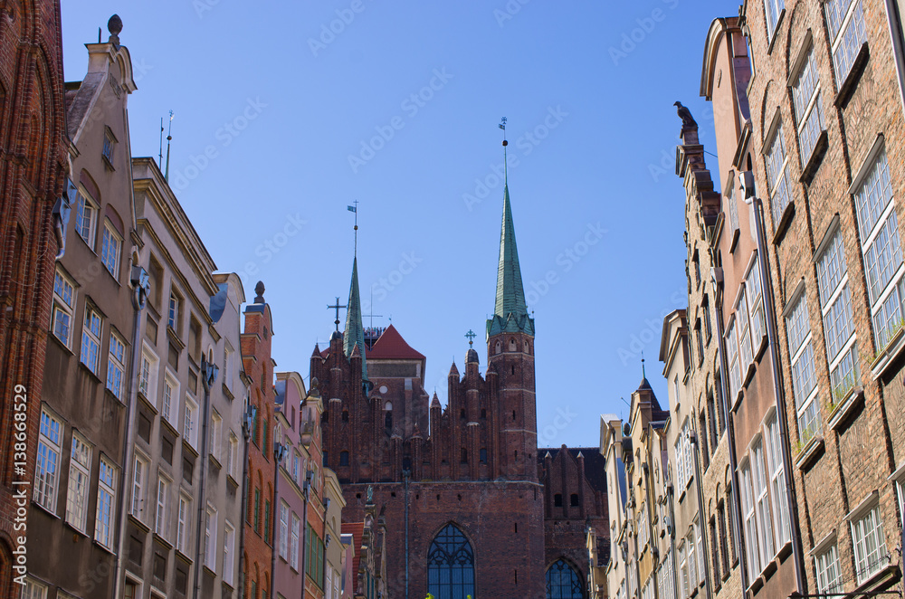 Canvas Prints Famous cathedral of Gdansk, Poland