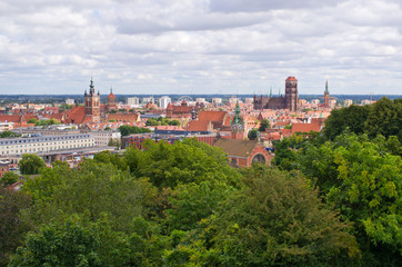 Obraz premium Cityscape of Gdansk, Poland