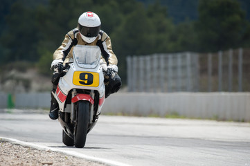 rider on a speed bike	