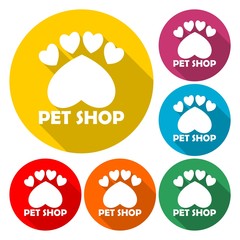 Pet shop icon - vector illustration