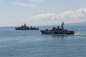 military ships