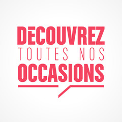 découvrez nos occasions