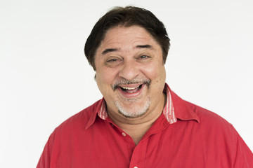 Obraz premium Man Cheerful Smiling Portrait Concept