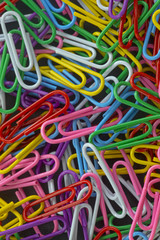 Coloured paper clips