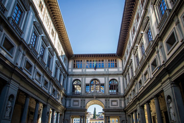 Uffizi Gallery in Florence, Italy