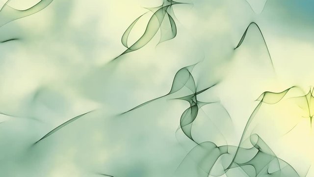gentle light waves abstract background