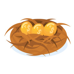 Nest Egg Savings in Dollars © Melissa