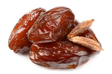 Dates on a white background