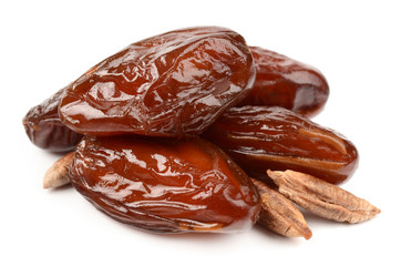 Dates on a white background
