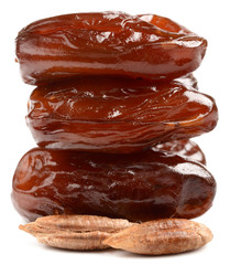 Dates on a white background