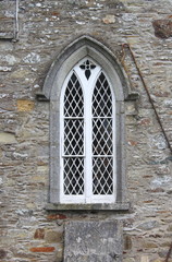 Fototapeta na wymiar Ancient gothic windows
