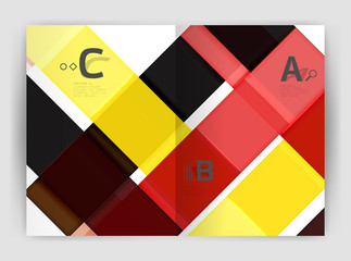 Obraz premium Business a4 business brochure geometrical template