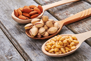 Tasty and healthy nuts.