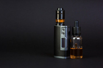 Electronic cigarette on a white background.