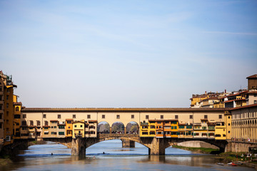 Naklejka premium Ponte Vecchio in Florence, Italy