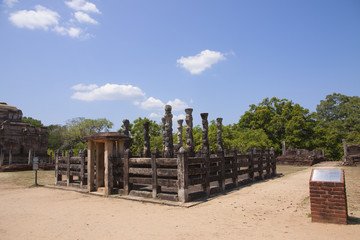 Nissanka Latha Mandapaya, Polonnaruwa or Pulattipura ancient city of the Kingdom of Polonnaruwa in Sri Lanka